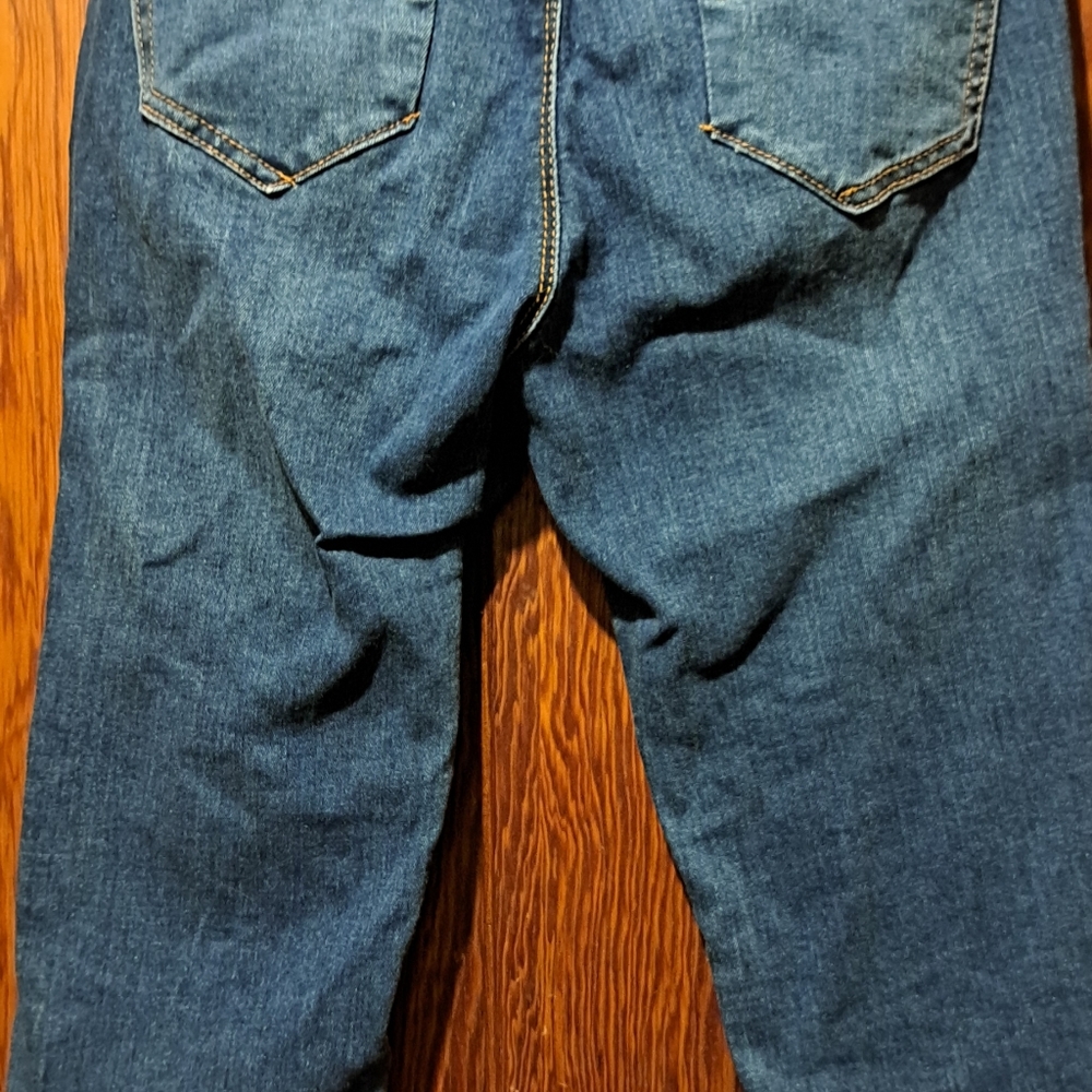 Blue Republic Capri Distressed Ripped Blue Denim - Picture 2 of 6